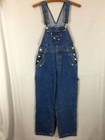 Jordache Girl's Denim Overalls Embroidered Flowers on Bib and Pockets L 12-14