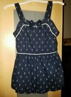 Janie and Jack nautical anchor romper EUC size 3 , 3t 