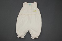 VINTAGE Baby Girl Outfit 0-3 months SESAME STREET Big Bird Cream One-piece