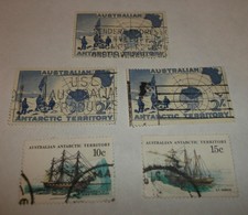 Stamps Australian Antarctic Territory Sc#'s (3) L4, L40 & L41.