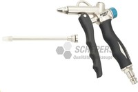 Hazet (9040-4) Zwei-Wege Ausblaspistole Druckluftpistole mit Druckregulator