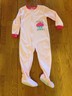 NWT Just One You by Carter's Toddler Girls Pink Zip Up Sleeper Size 4T