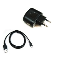 Micro-USB-Ladekabel + Netzteil (B) für Sony Cyber-shot DSC-WX80
