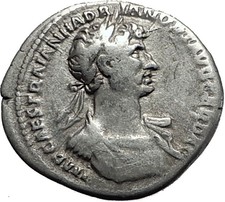 Hadrian 117AD Silver Rare Ancient Roman Coin Concordia Harmonia i58498
