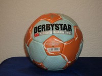 Derbystar-Herren-Handball "Kiowa APS", Größe 3, orange/hellblau,  Neu !