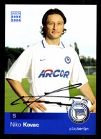 Niko Kovac Autogrammkarte Hertha BSC 2003-04  Original Signiert + A 72781
