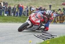 Michael Dunlop Hand Signed 12X8 Photo Isle Of Man Tt Legend.