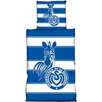 MSV Duisburg Bettwäsche Querstreifen 135 x 200 Neu