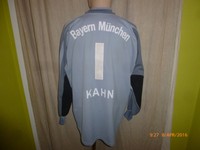 FC Bayern München Adidas Torwart Trikot 02/03 "-T---Mobile-" + Nr.1 Kahn Gr.L-XL