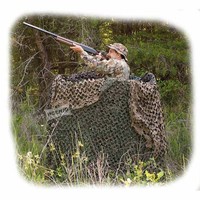 Tarnnetz METERWARE, braun-grün woodland camouflage, NEU