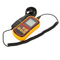 LCD Digitale Windmesser Anemometer Windgeschwindigkeit Luft Temperatur Meter LF
