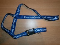 Schlüsselband Lanyard KarstadtQuelle Versicherungen Fußball