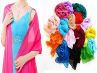 Chiffon Stola,Schal,Chiffonschal,Hochzeit, Bolero,Abendkleid,Tuch,hm 40 Farben