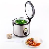 REISKOCHER DAMPFGARER COOKER DAMPF GARBEHÄLTER STEAMER MESSBECHER 1L + AUFSATZ