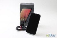 *Akzeptabel* LG Google Nexus 4 16 GB schwarz Unlocked #592 in OVP