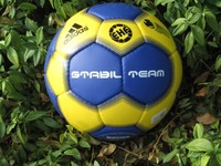 ADIDAS Stabil III Team EHF Handball Ball Herren NEU blau gelb Gr. 3 E41664