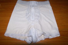 Vintage Truhealth Usa Support Girdle w/Zipper/Lace ~ M-L