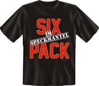 T-Shirt Fun-Shirt Sixpack im Speckmantel  S - XXXL