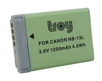 Quality TROY Akku für Canon PowerShot G7X NB13L NB-13L