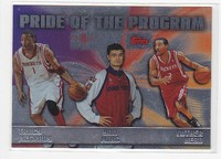 TRACY McGRADY, MING, HEAD Rockets 06-07 Topps PRIDE OF THE PROGRAM # 8