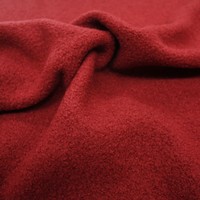 Winter Boucle in weinrot weicher warmer Woll-Stoff für Rock Jacke Meterware