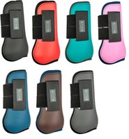 Gamaschen -HKM Premium- Hartschalengamaschen Springgamaschen Beinschutz Pferd