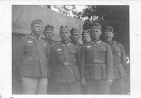 Foto Wehrmacht Soldaten Kammaraden LKW Przedbórz Woiwodschaft Łódź Przedbor