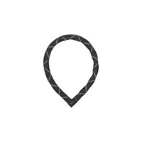 1 Stück ABUS Steel-O-Flex 8200/110 IVEN NEU & OVP