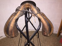 Dressursattel Passier - dunkelbraun 17,5