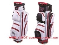 BagBoy - Cartbag - TECHNO WATERPROOF - NEU mit leichtem Makel-in WHITE / RED