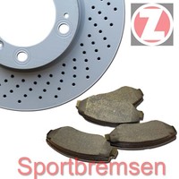 Zimmermann Sport-Bremsscheiben 300mm + Beläge vorne VW T4 Transporter Bus Kasten