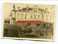 Foto, Wehrmacht, LKW, PKW, Quartier, Ammigsholm??, Norwegen