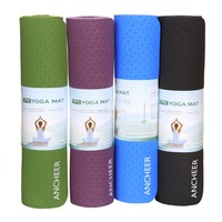 ANCHEER Gymnastikmatte PHTHALATFREI TPE geprüft Fitness Turn Pilates Yogamatte