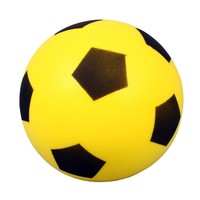 JOHN SOFTBALL Schaumstoffball Ball Softfußball weicher Fußball Größe 20cm GELB