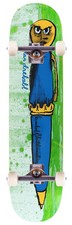 Krooked Drehobl Write On Dude Brand New Mixed Colors Skateboard Complete 8.38"