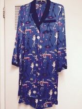 nicole miller disco dress&jacket rare disco print! Silk satin nwot vtg 80s Sml