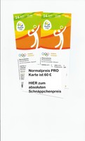 Olympiade Rio de Janeiro    Volleyball  Preis für 2 Eintrittskarten  SCHNÄPPCHEN