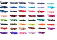 Handgefärbtes Habotai-Seidenband Farbauswahl, 3 mm  | Seidenschnur - (1/5/10/20