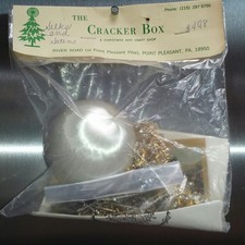 Cracker Box Christmas ornament kit vintage silks and Satins