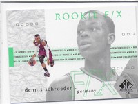 2013-14 SP Authentic Rookie Film F/X #89 Dennis Schroeder RC Germany