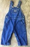 VINTAGE OshKosh B'Gosh BABY BOY OVERALLS ROMPER SIZE 6-9 months Excellent