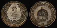 Hungary - 1898-Kb 2 Filler - Nice Grade!