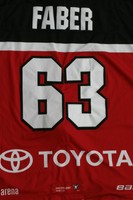 Kölner Haie Game-Worn-Trikot Saison 15/16 Heim #63 FABER