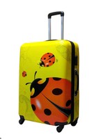 Koffer Marienkäfer Gelb Rot Reise Trolley Hartschale Polycarbonat Case Bowatex