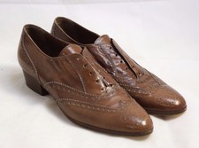 New listing
Vintage Frank More Made in Italy Brown Leather Wingtips Shoes Womens 6.5 Narrow