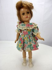 Vintage 1940 Arranbee R & B All Composition Doll 14" Auburn Mohair Wig Sleep Eye
