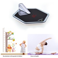 Körperfettwaage Personenwaage Digital-waage Körperwaage 150KG +Größe Messung