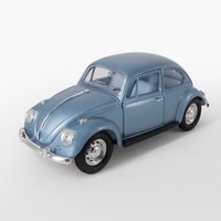 1967 VW Käfer / Beetle metallic blue/blau 1:18 Lucky Diecast