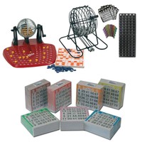 Bingo Spiel Set Bingotrommel Bingo-Mühle Lotto-Trommel Tombola Auslosung