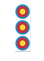 10 Stück Zielscheiben Auflagen FITA 3x20 Spot  mit NYLONFÄDEN verstärkt